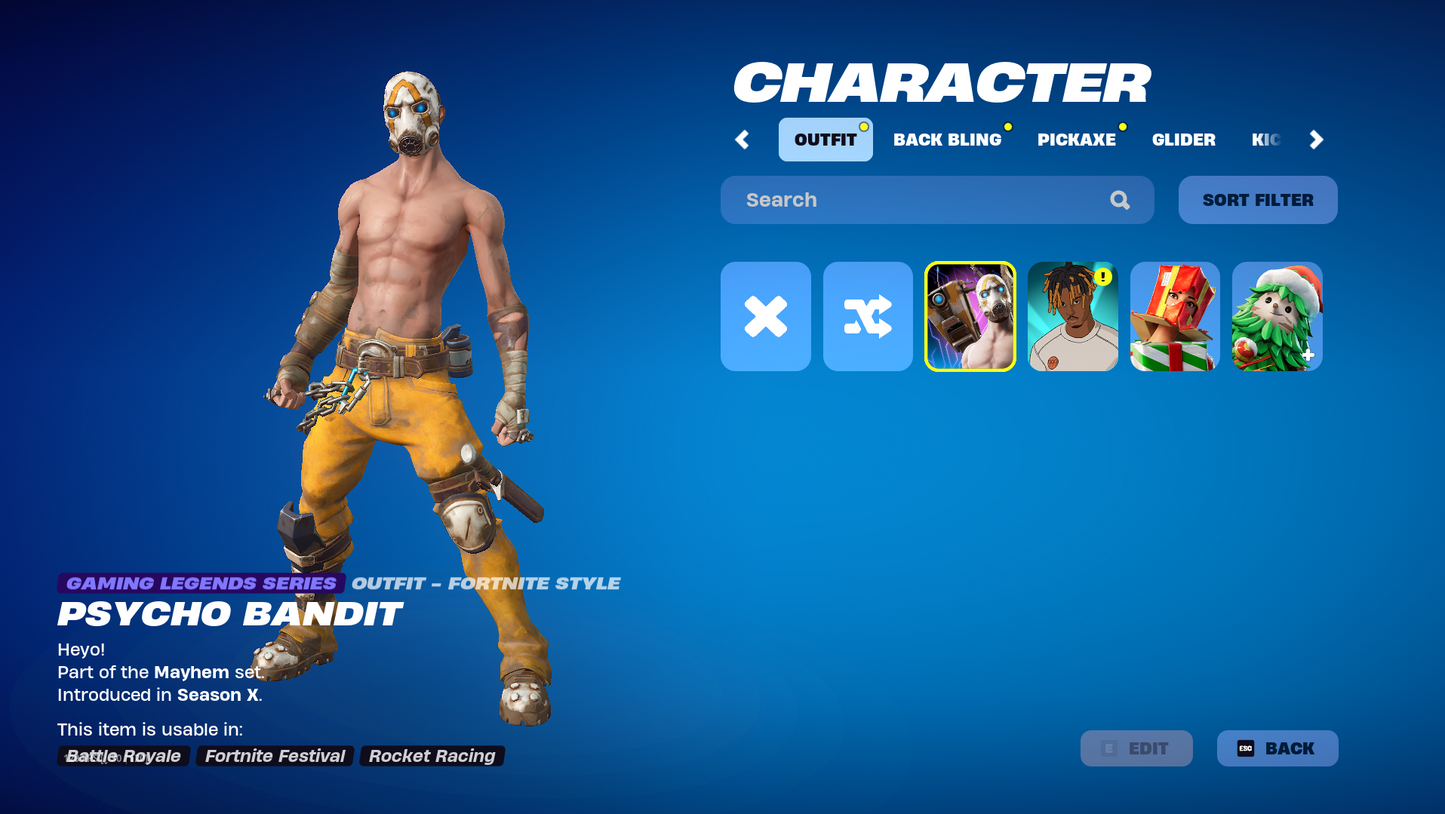 Psycho Fortnite Account